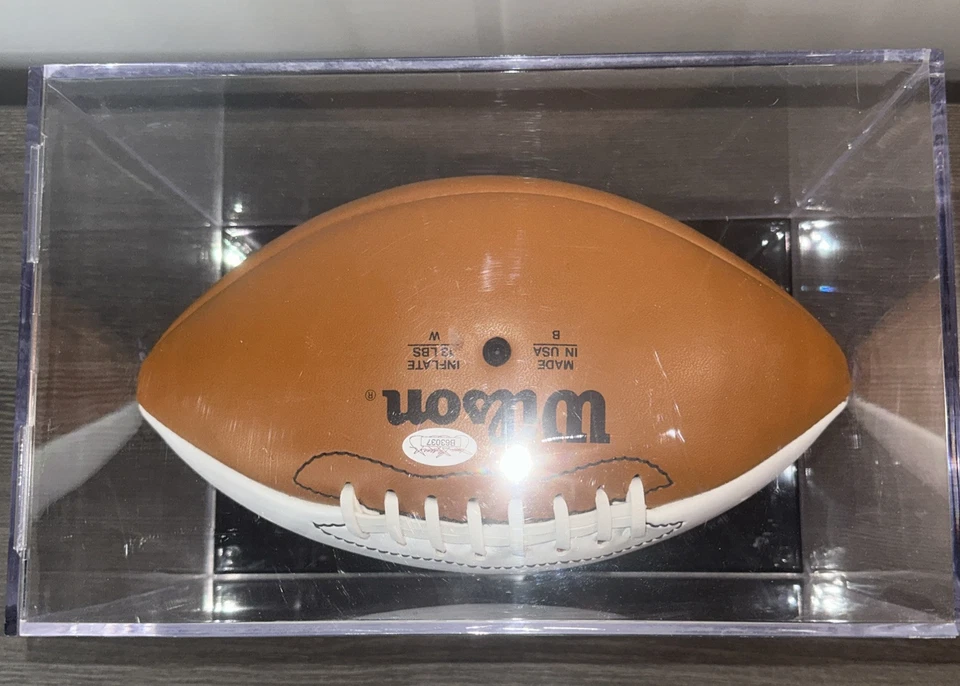 Johnny Unitas Signed Football & Enscibed HOF 79 JSA Authenticated in 2007 - Image 2 of 4