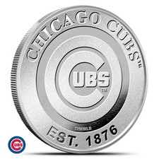 1 oz MLB Chicago Cubs Silver Round (BU) 96.91 per troy oz