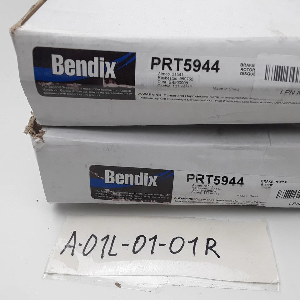 Kit de rotor de freno de disco delantero para Toyota Prius enchufable 12-15 Lexus CT200h 11-17 Foto 4 de 4