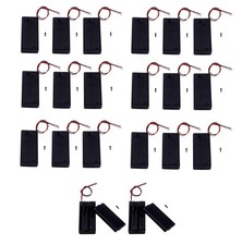 Pack of 20 2 AA Battery Holder with Switch, 2X 1.5V AA Battery Holder Case w...