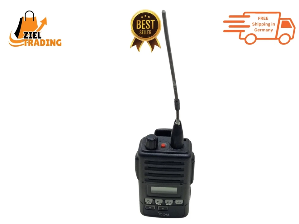 iCOM IC-F61 VHF Handfunkgerät Transceiver Tragbares Radio - Bild 2 von 4