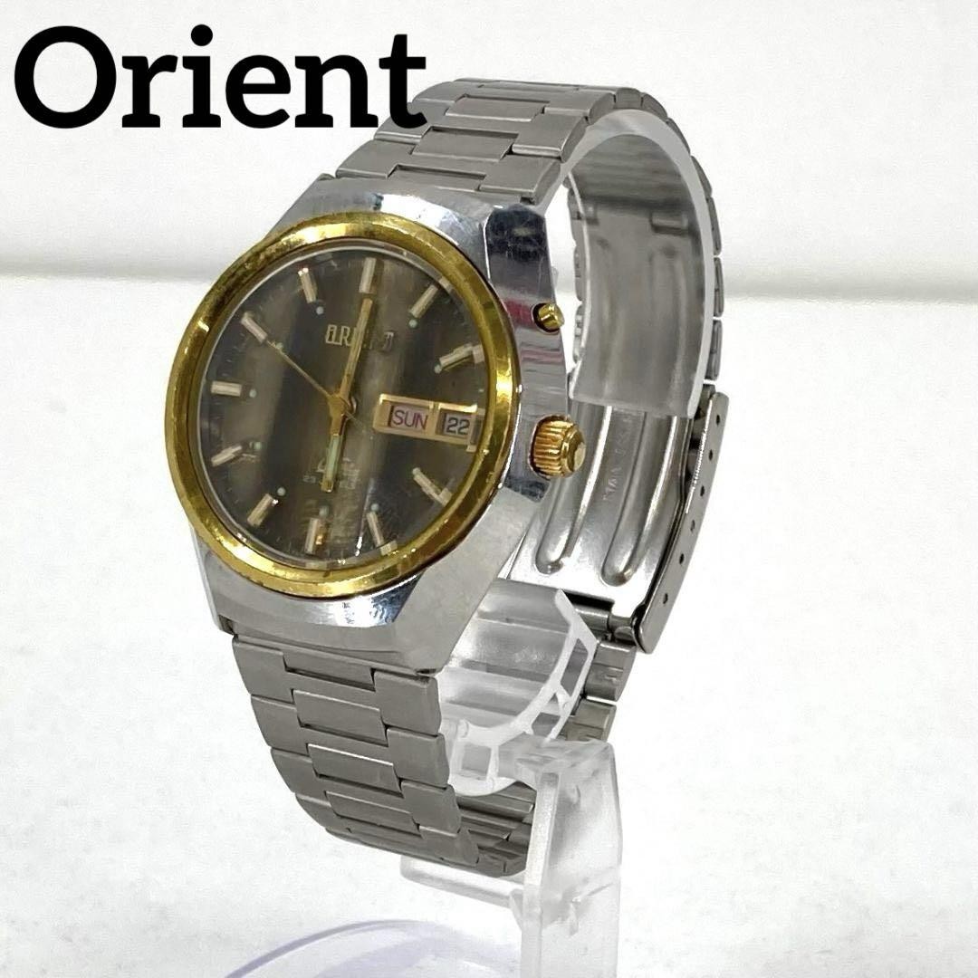 しばORIENT AUTOMATIC Orient Vintage 70s Automatic Watch Gold Silver 19cm Used