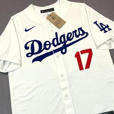 Nike Shohei Ohtani Los Angeles Dodgers #17 White Home Limited