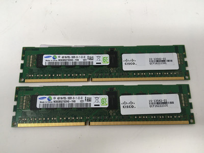 Samsung 8GB-4GBx2 1Rx4 PC3L-10600R-09-11-C2-D3 ECC-M393B5270DH0-YH9 (SERVER RAM)