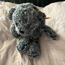 Richard Steiff Puppy Dog Plush Gray D   89537 German Toy Taffy 083648 Easter