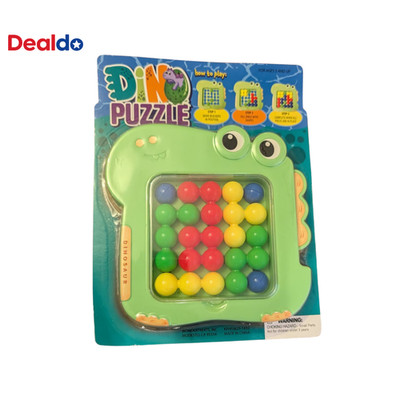 Dinosaur Puzzle Game Kids Sliding Ball Logic Brain Teaser Toy For Age 6+