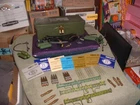 VINTAGE TOY FOOTLOCKER WITH VINTAGE G.I. JOE ACCESSORIES & MANUALS LOT # A