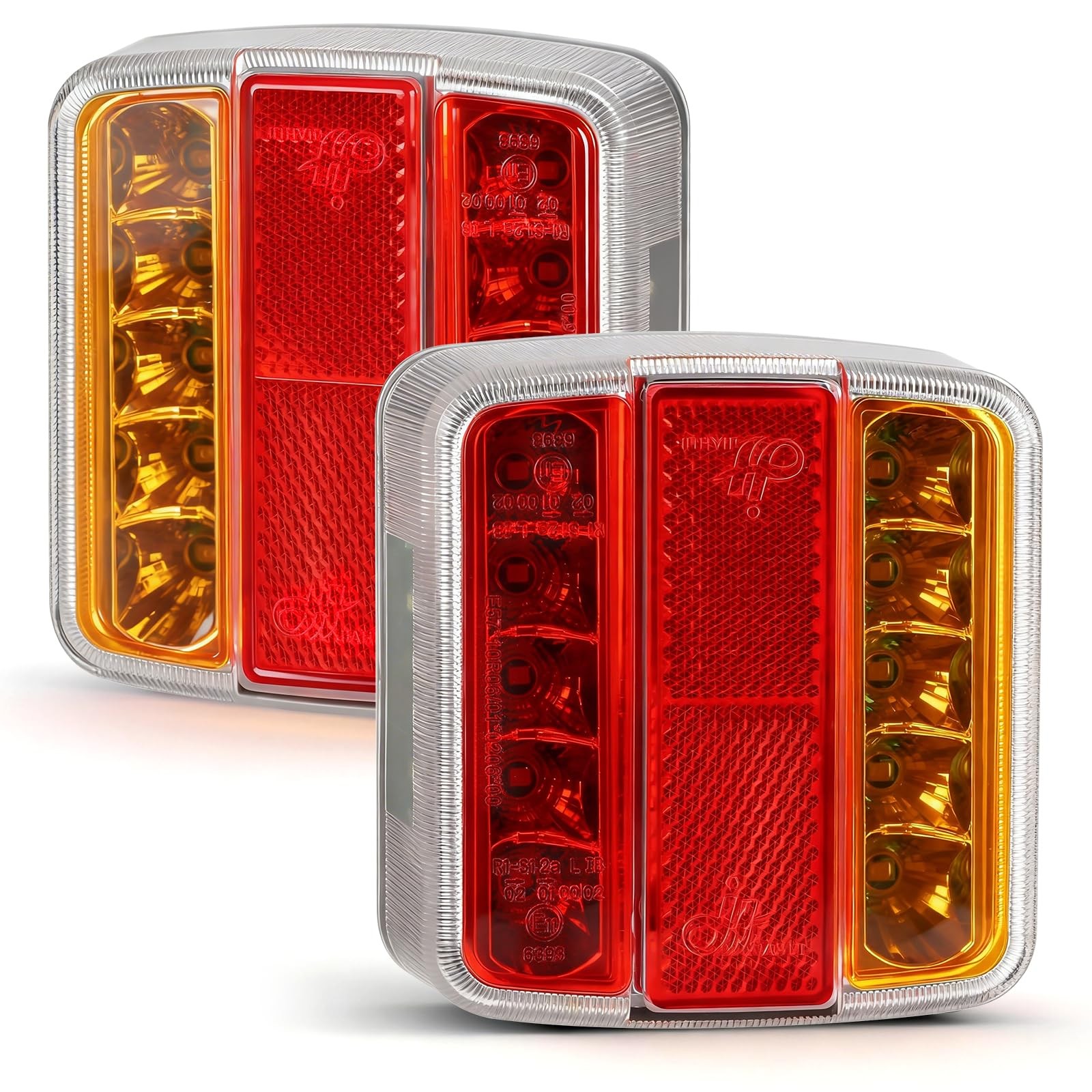 Feux Arrière Remorque LED pour Caravane et Trajets de Vacances en Famille