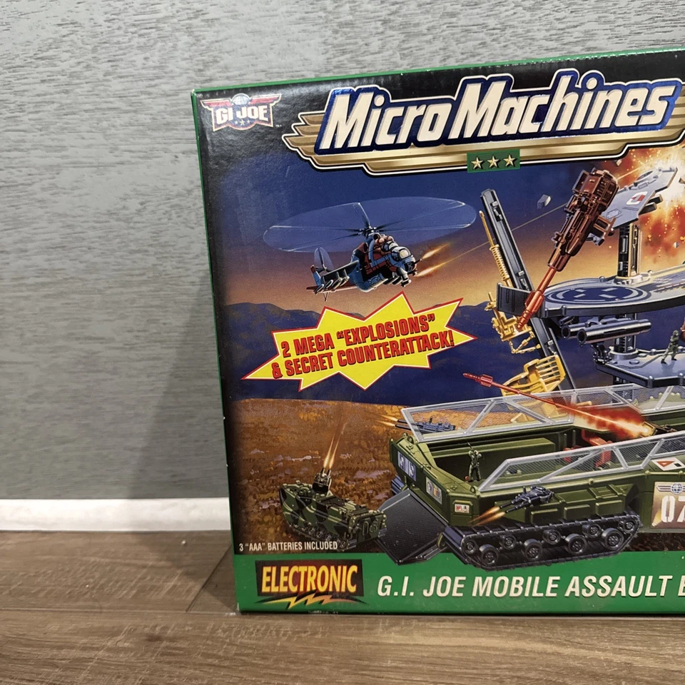 Vintage GI Joe Mobile Assault Base Playset Micro Machines 1999 Sealed - Image 2 of 4