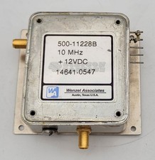 Wenzel 500-11228B 10MHz +12VDC Quartz Oscillator