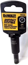 Dewalt DW2281 1/4'' Deep Socket 3/8 Impact Driver Ready Socket