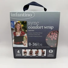 Infantino Sync Comfort Wrap Baby Carrier – 8-32 lbs