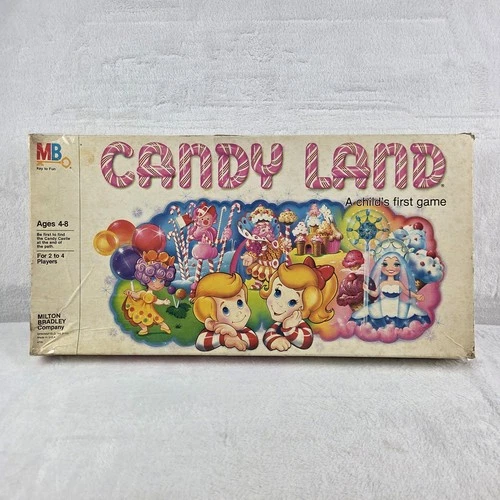 Vintage 1984 Candy Land Board Game Milton Bradley Complete Classic Family Game