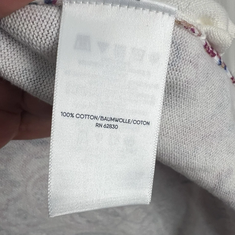 Land's End Suéter Calibre Fino Paisley Cárdigan Delantero Abierto Talla M 10-12 Bolsillos!! Foto 4 de 4