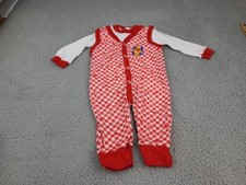 Vintage Winnie The Pooh Red Romper Sleeveless Shirt Size Small 14-18lbs USA
