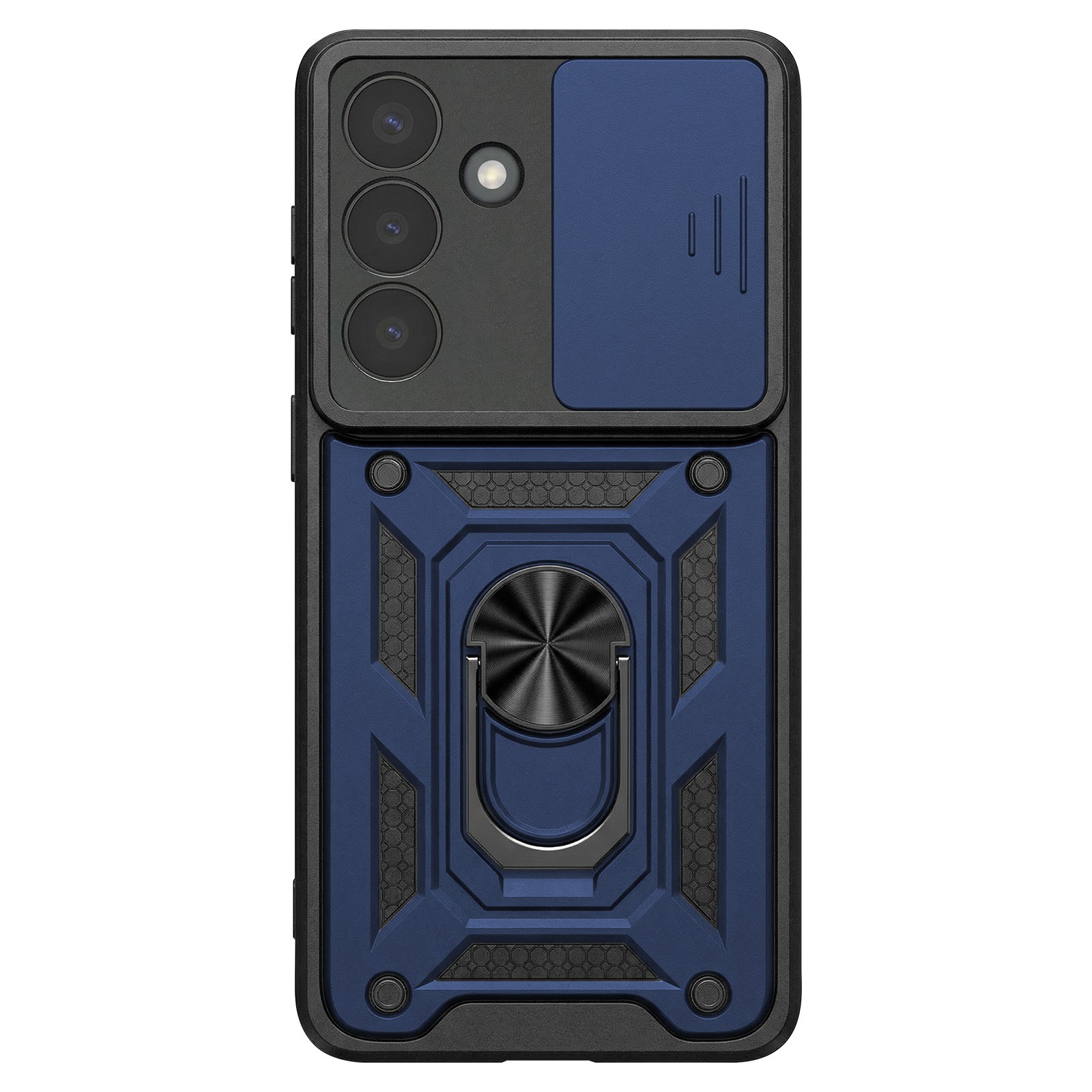 Coque Galaxy S26 Plus bleu Avizar avec support anneau et protection caméra