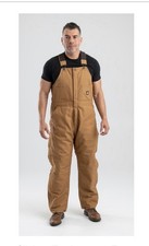 Berne Insulated Bib Overalls 4XL Brown 