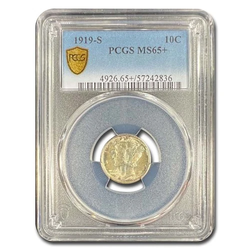 1919-S Mercury Dime MS-65+ PCGS
