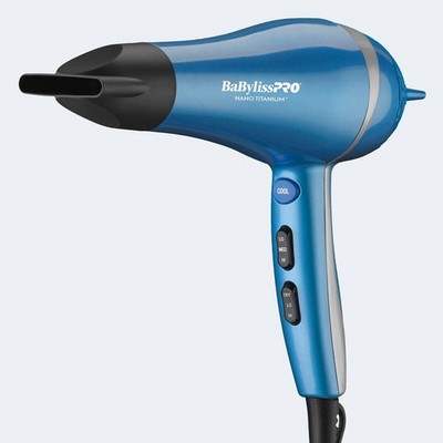 BaBylissPRO Nano Titanium Hair Dryer Blue - BNT5548