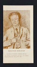 1964 Hjalmar Bergman Modern Swedish Drama Exhibition Plays Photos VTG Brochure