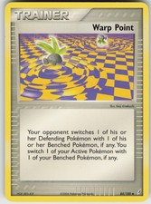 Warp Point 84/100 EX Crystal Guardians Pokemon Lightly Played LP