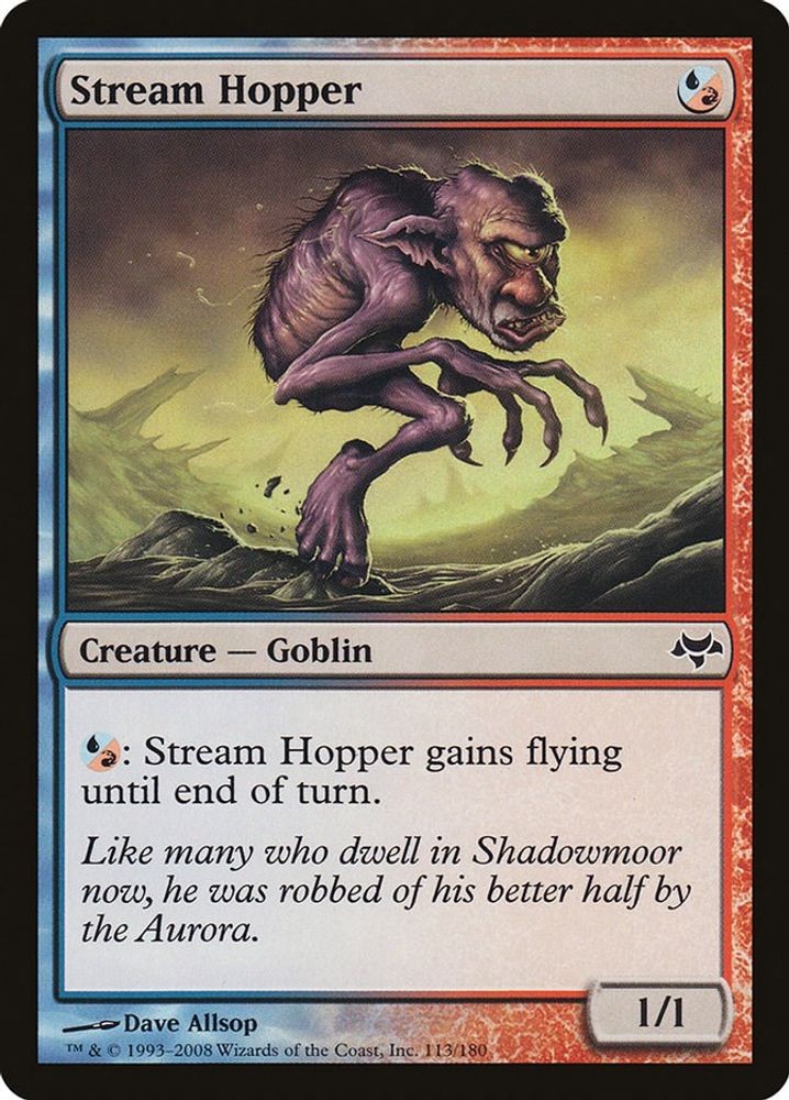2008 Magic: The Gathering: Eventide - Stream Hopper (#113, C, Lightly Played)