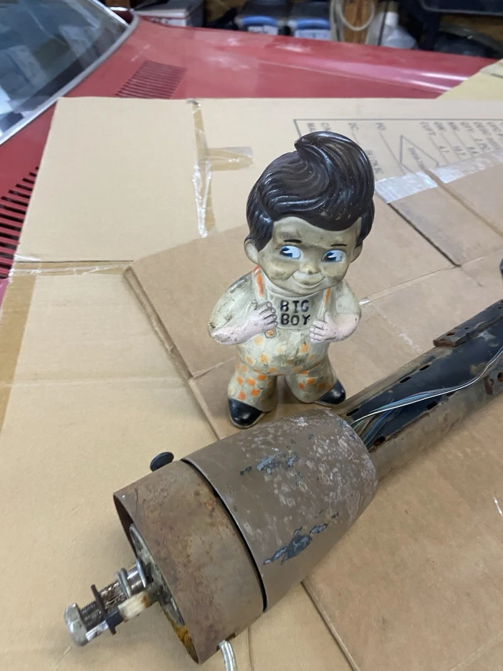 AMC 1968 1969 AMX Y JABALINA COLUMNA DE DIRECCIÓN CAMBIO DE PISO PALANCA DE SEÑAL DE GIRO Foto 2 de 4