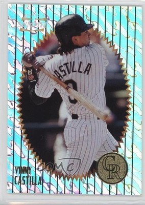 1996 Pinnacle Summit Above and Beyond Vinny Castilla #129 1x8