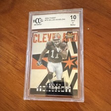 Topps 2004 Finest Kellen Winslow Jr. Browns #75 Rookie Base BCCG Graded Card. rookie card picture