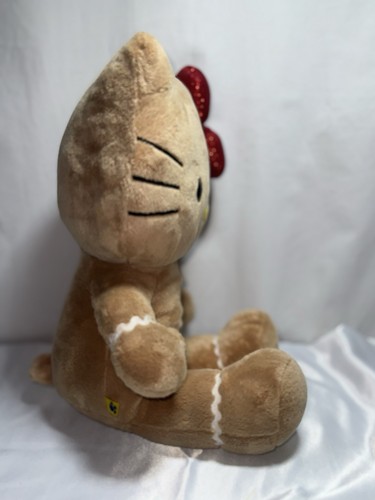 Build a Bear hellbraune Hello Kitty Lebkuchen Weihnachten 2012 individuelle glitzernde rote Schleife - Bild 7 von 12