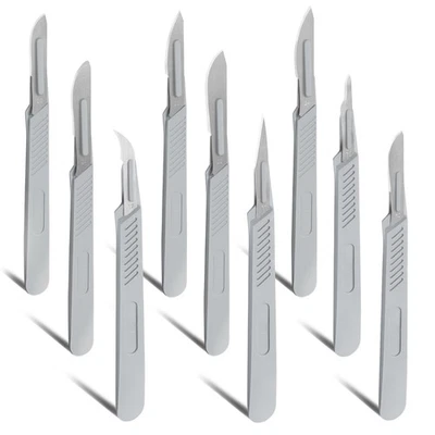 Pulox Einweg Skalpelle - 10x Medizinisches Skalpell - Einzeln steril verpackt - Bild 1 von 4