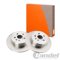 2X Dr!Ve+ Bremsscheiben 288Mm Voll Hinten Passend FüR Toyota Avensis | DP1010.11
