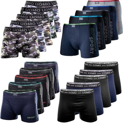 10er - 5er Pack Boxershorts Baumwolle Boxer Unterwäsche Unterhose Herren M-  6XL