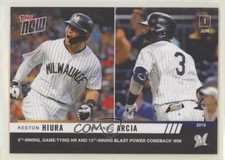 2019 Topps Now /315 Keston Hiura Orlando Arcia #315 3h7