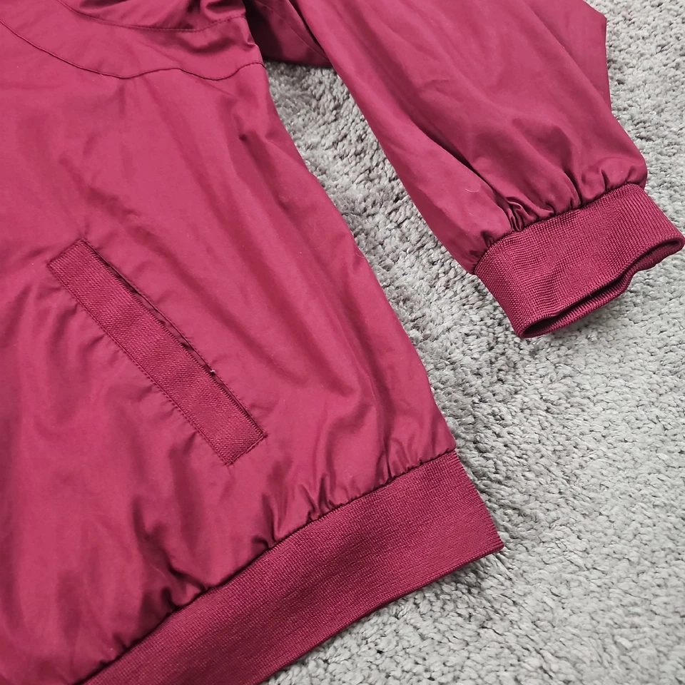 Members Only Jacket Mens 3XL Red Bomber Full Zip Lined Iconic Racer Long Sleeve - Image 3 of 4