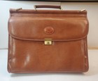 Allan Edward Brown Men's Briefcase Document Case Top Handle Push Lock — photo 10