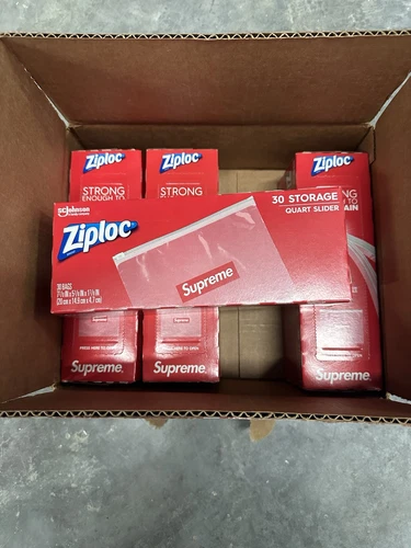 Supreme Ziplock Zip Lock Bags Boîte de 30 Compte 4 Boîtes de 30 SS20 OS