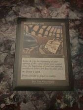 Mtg. 3x Urza's Blueprints. Retro Frame. Dominaria Remastered. Nm