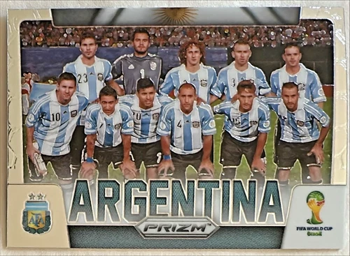 2014 Panini Prizm World Cup Argentina Team Photos #2 Debut Year Lionel Messi