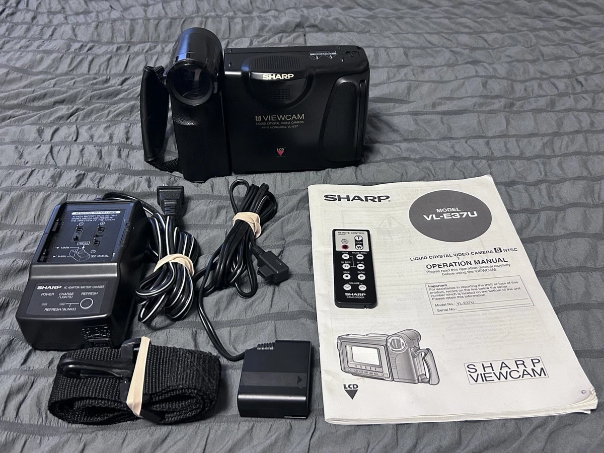 Preços baixos em Vídeo Sharp Preto 8 câmeras de vídeo | eBay