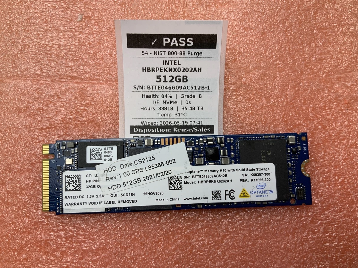 Intel 512 GB Solid State Drives for sale - eBay