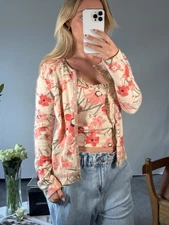 JOHN GALLIANO Vintage Angora Pink Twinset Size M 