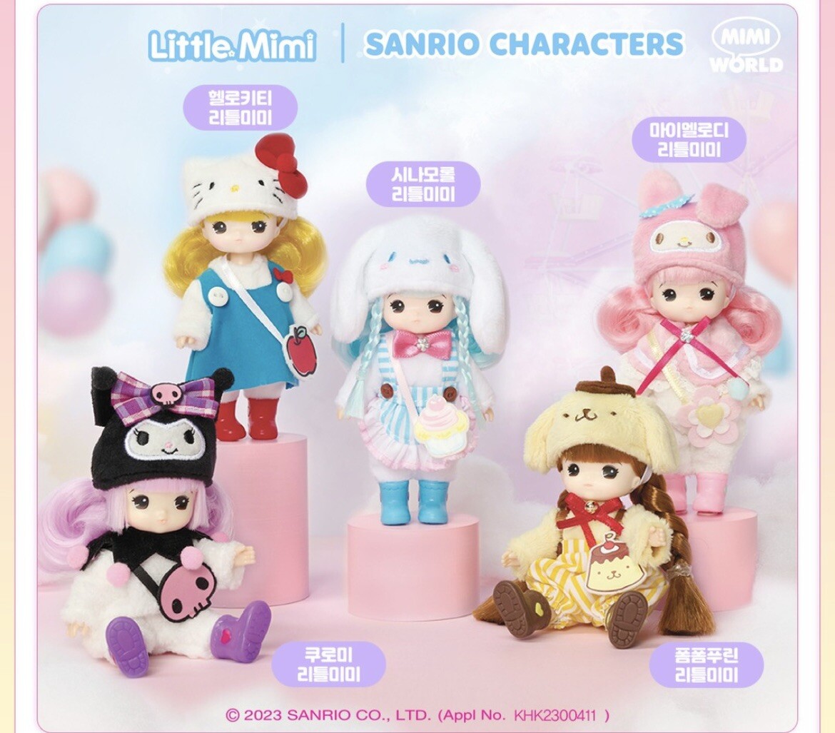 SANRIO CHARACTERS x Little Mimi MIMI WORLD Hello Kitty Kuromi