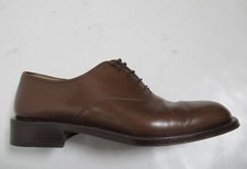 Salvatore Ferragamo Men's Lace Up Leather Dress Shoes Brown TA 4838 Size 9 US M