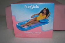 Funsicle Relaxing Lounge Inflatable Pool Float. Ages 14+. NEW in Box. 63" x 30"