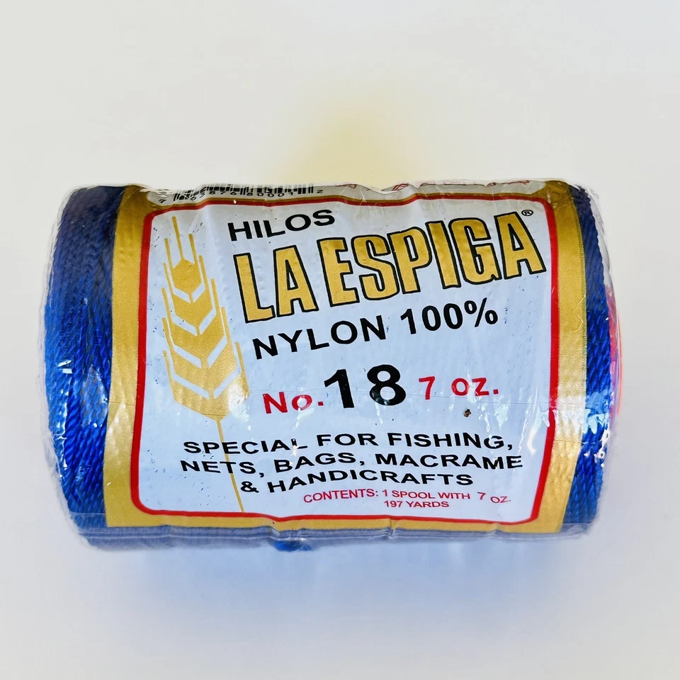 Color Azul R Hilos La Espiga Nylon 100% Nº 18 7 OZ Para Joyeria Artesanal Nuevo  Foto 4 de 4