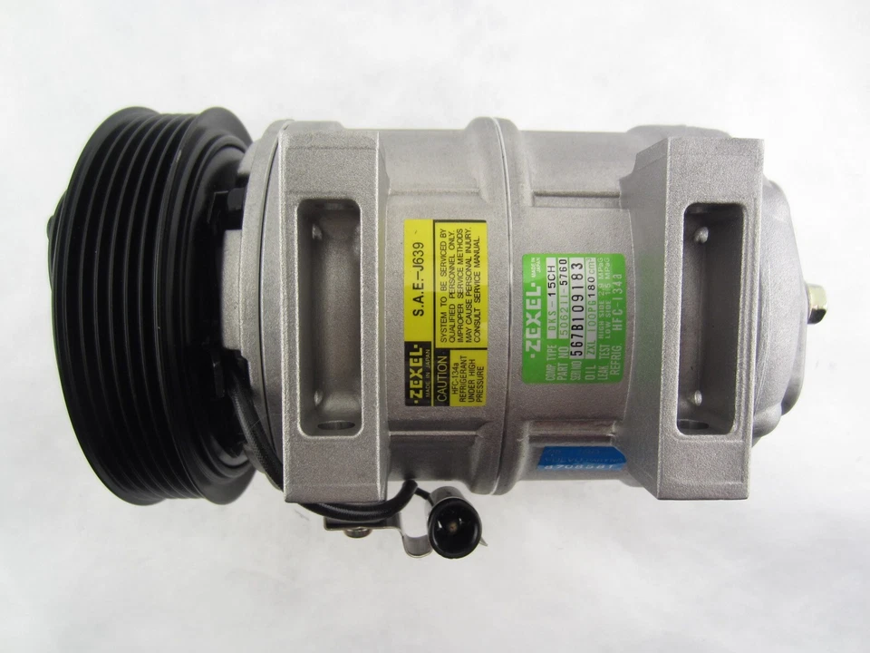 Compresor de aire acondicionado con embrague OE para 01-09 Volvo S60 S80 V70 XC70 2,5 L 2,4 L 2,3 L 2,9 L Foto 2 de 3
