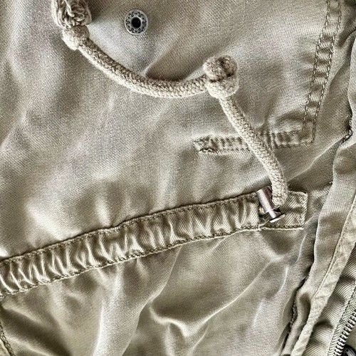 MAX JEANS Women’s Army Green RoanRouge Tencel Military Style Anorak Jacket-SMALL - Picture 9 of 9