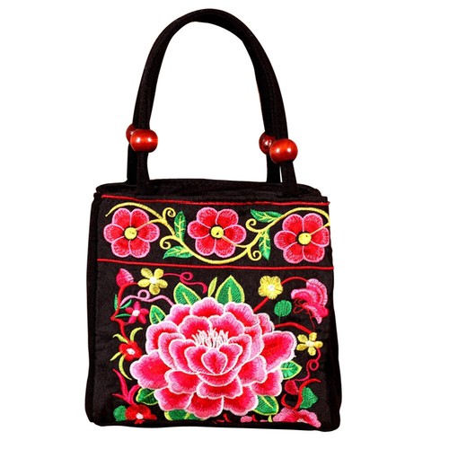 2-teiliges Musik-Taschen-Set – Tragetasche & Kosmetiktasche, Leinen, Musiknoten-Design