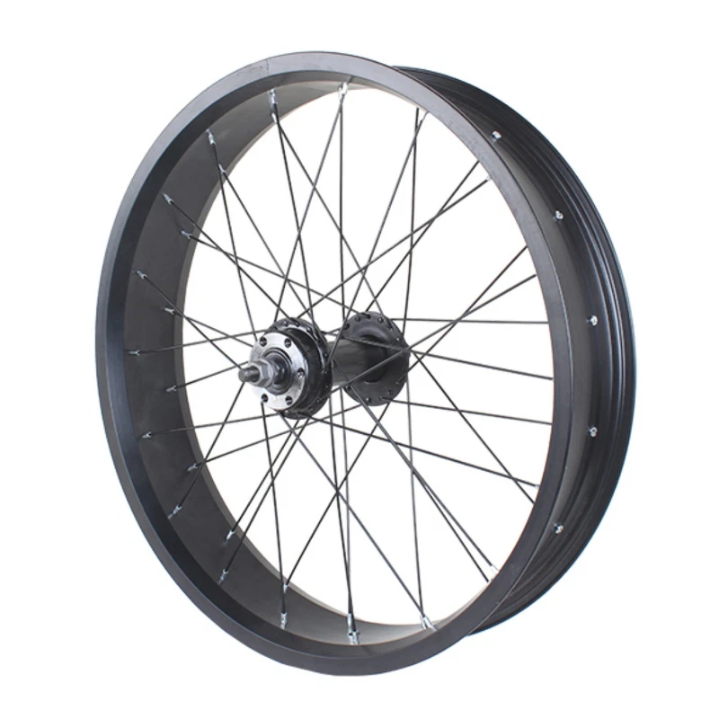 20/24/26 Inch * 4.0 Tire Snow Fat Bike Fron/Rear Wheels Beach Bicycle Wheels 36H - Image 3 of 4